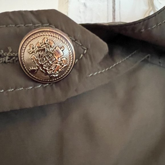 Zara | Ruffle Belted Rain Jacket in Size M - Picture 3 of 7